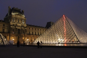 The Louvre has three wings full of precious, famous paintings, like the Mona Lisa. 