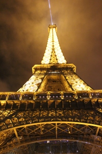 The Eiffel Tower gives off the most light in the city.